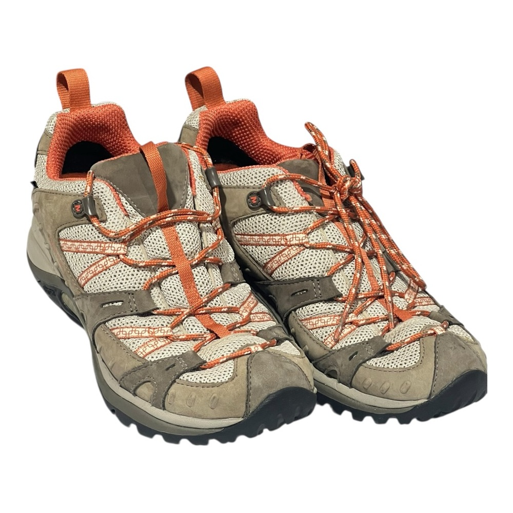 Merrell Siren Sport Hiking Walking Vibram Soles Brindle Coral Women's Size 9 GUC